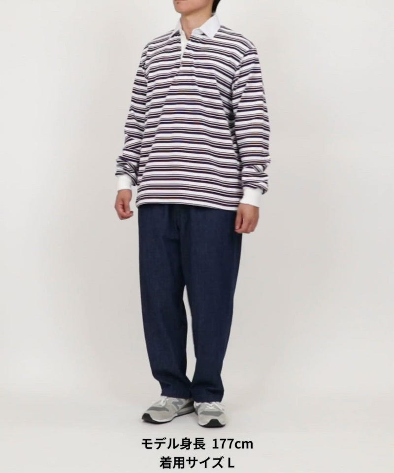 BARBARIAN/HW RugbyCollar L/S shirt / ヘビーウェイトラグビーカラー