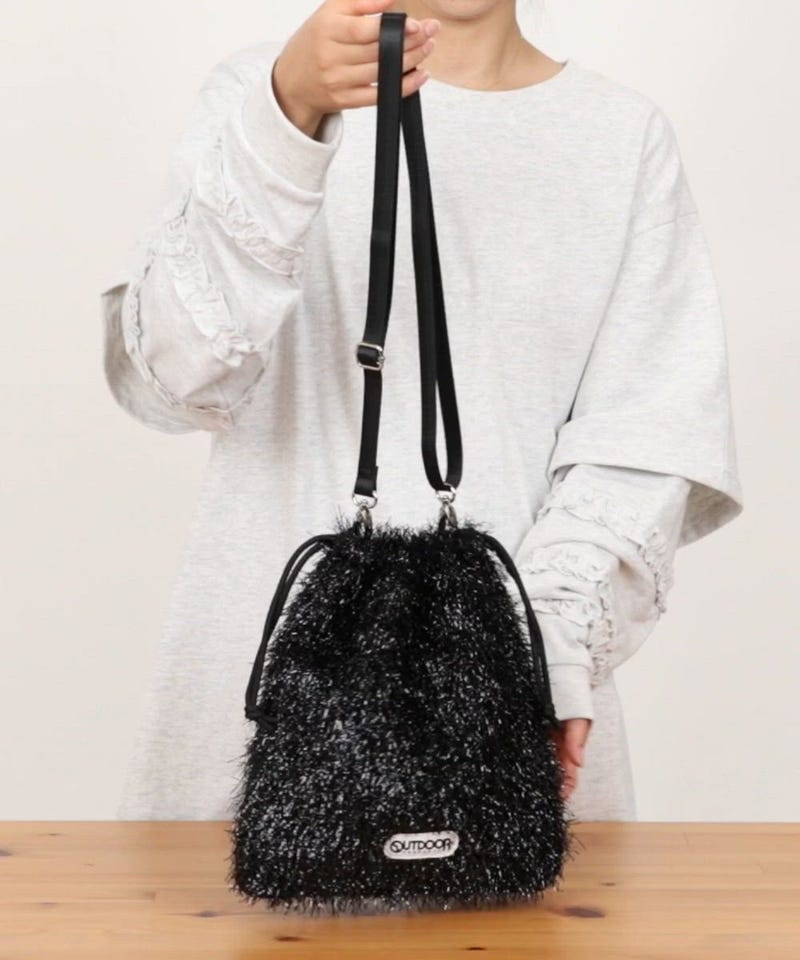 OUTDOOR PRODUCTS/別注 2WAY ラメファー巾着バッグ｜Daytona Park