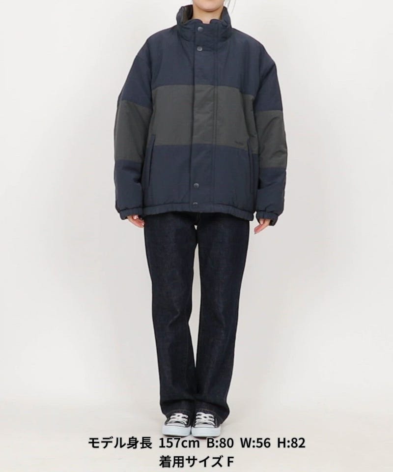 NAUTICA/フェイクレザー×ナイロン リバーシブルブルゾン｜Daytona Park