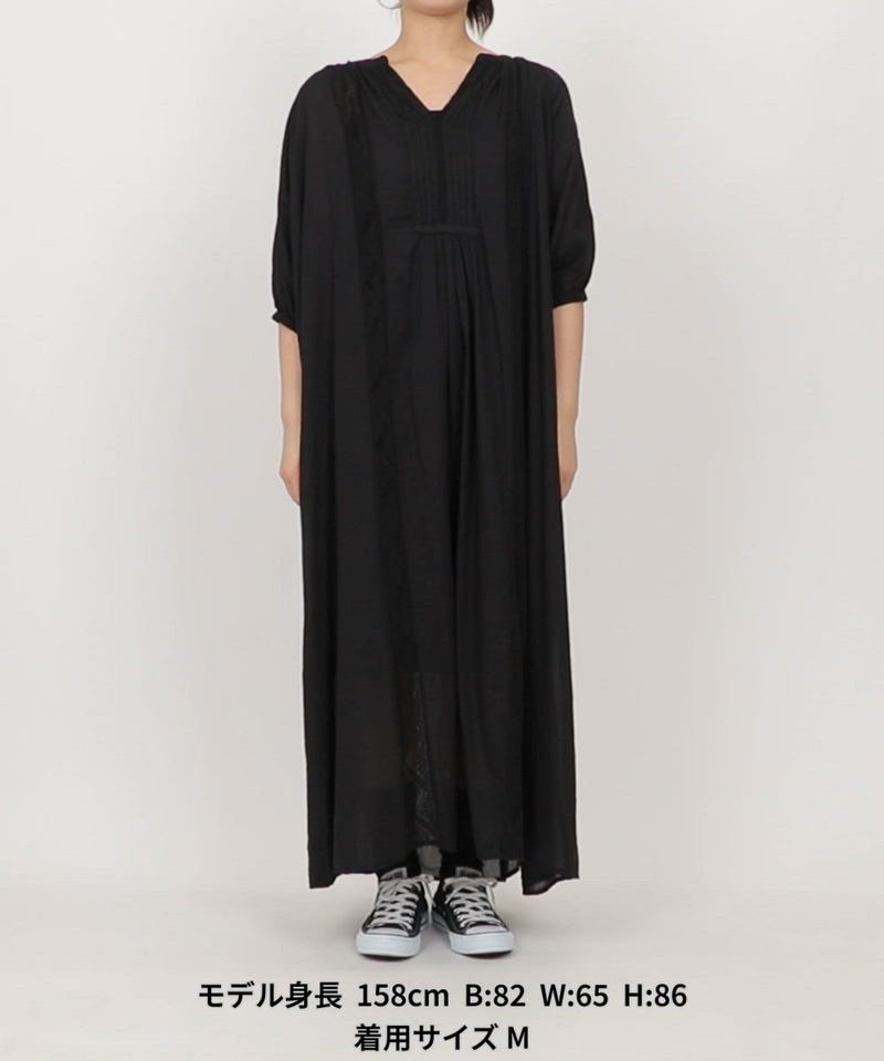FREAK'S STORE/インド モスコットン レース 半袖 ワンピース【限定展開
