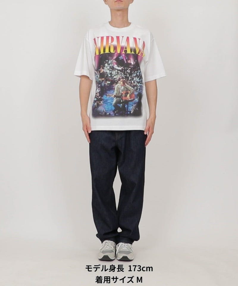 残り一枚NIRVANA バンドTシャツ OPEN STUDIO/NIRVANA UNPLUGGED クルーネック バンドTシャツ｜Daytona