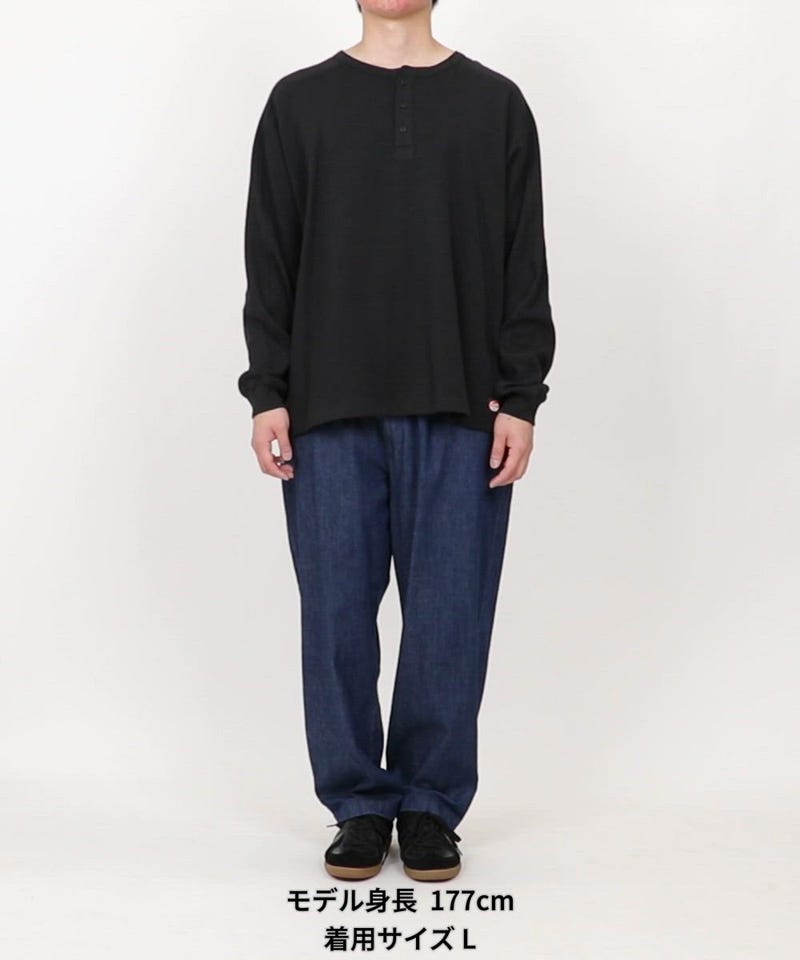 RED KAP/別注 サーマル ヘンリーネック ロングスリーブ Tシャツ