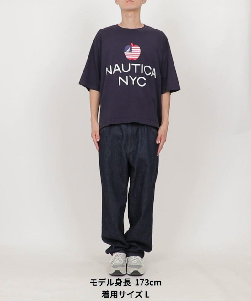 NAUTICA/Made in U.S.A ヘビーウェイト オーバーサイズ クルーネック