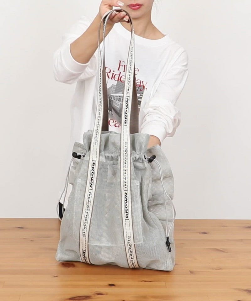 BROWN THEATRE PRODUCTS/別注 メッシュフリルシューズバッグ｜Daytona