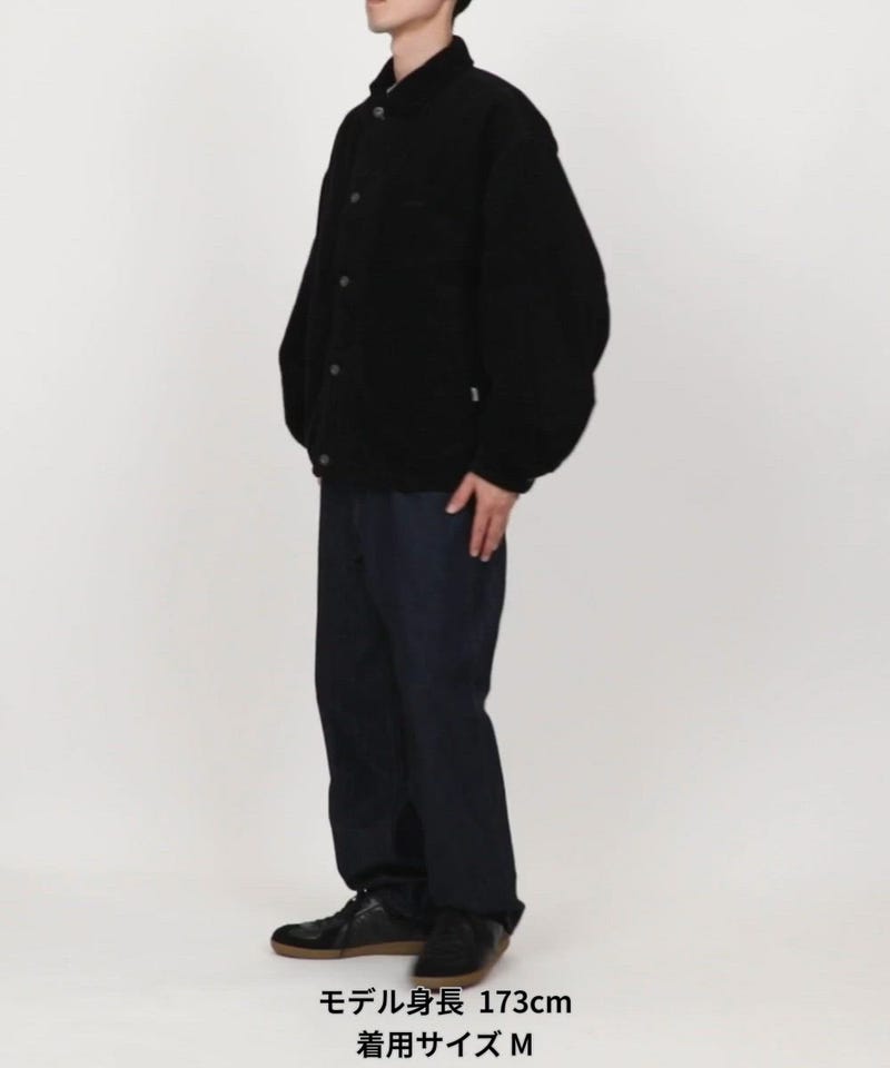 NAUTICA/中綿 ストーンバイオ加工 コーデュロイブルゾン ショート丈