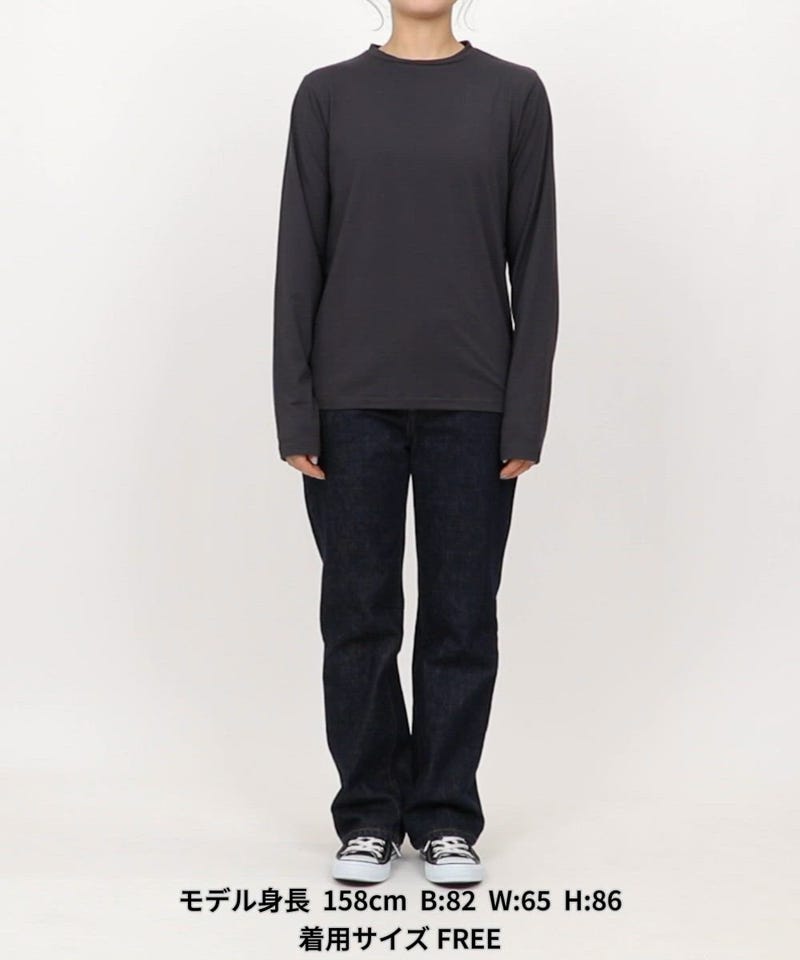 FREAK'S STORE/マシュマロ タッチ クルーネック ロングスリーブ