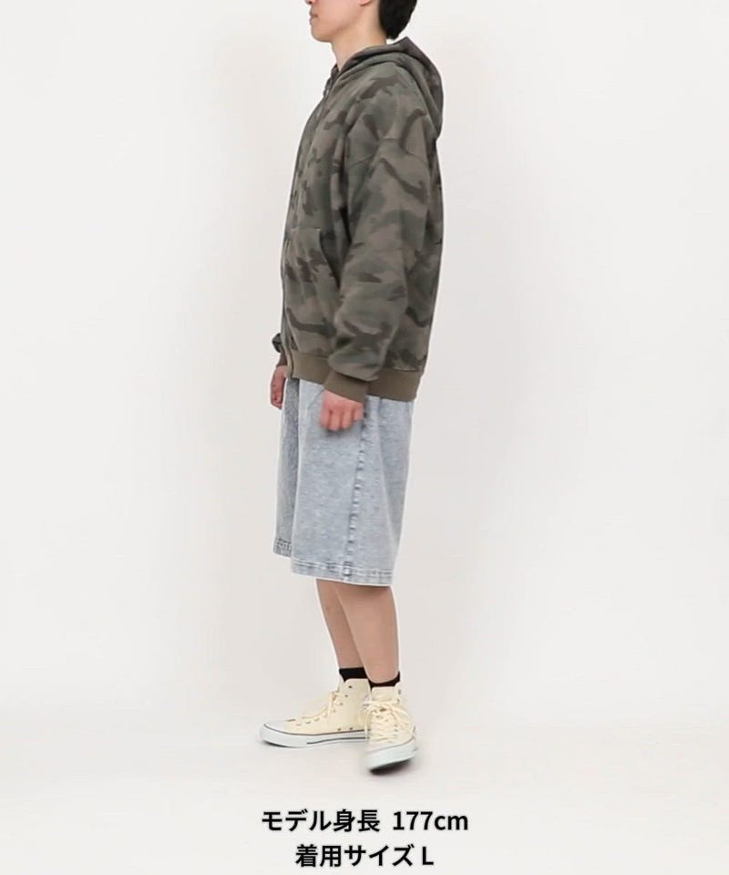 NAUTICA/Camo&Map&Sky Sweat Zip Hoodie｜Daytona Park(FREAK'S STORE