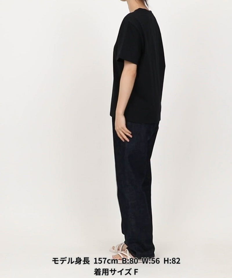 アーペーセー ﾌﾘｰｸｽｽﾄｱ別注 24233-1-96751 ﾌﾞﾗｯｸ ﾋﾞｯｸﾞｼﾙｴｯﾄ RUE MADAME TEE L A.P.C - アーペーセー ﾌﾘｰｸｽｽﾄｱ別注 24233-1-96751 ﾌﾞﾗｯｸ ﾋﾞｯｸﾞｼﾙｴｯﾄ