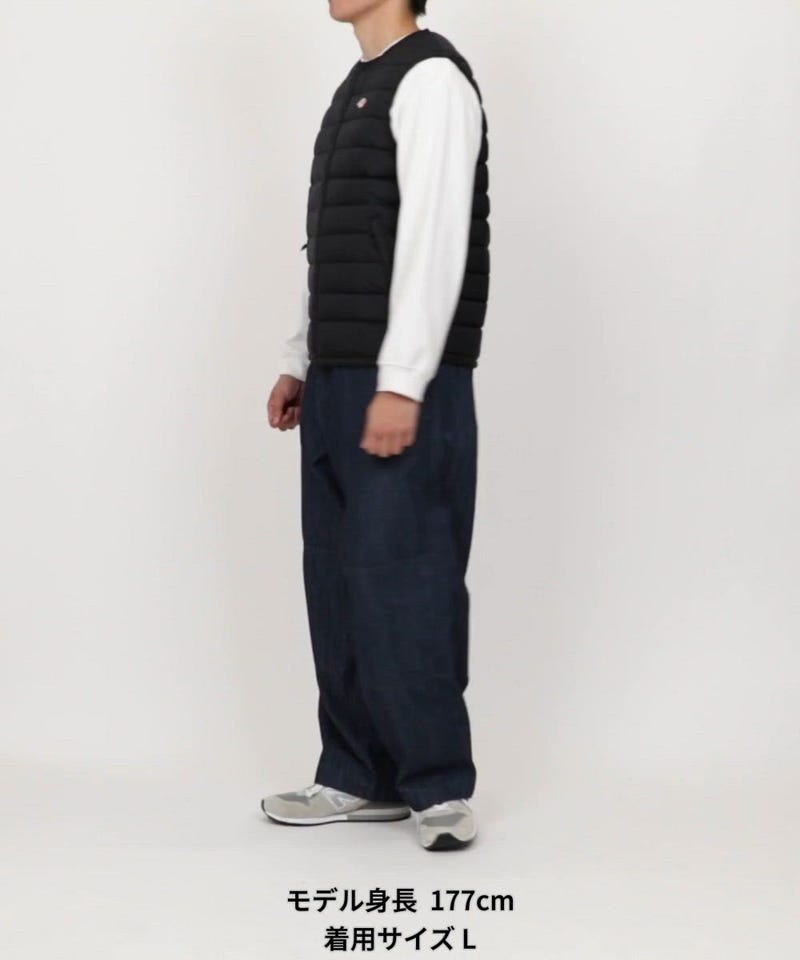 DANTON/RRT_INNER DOWN CREWNECK VEST｜Daytona Park(FREAK'S STORE