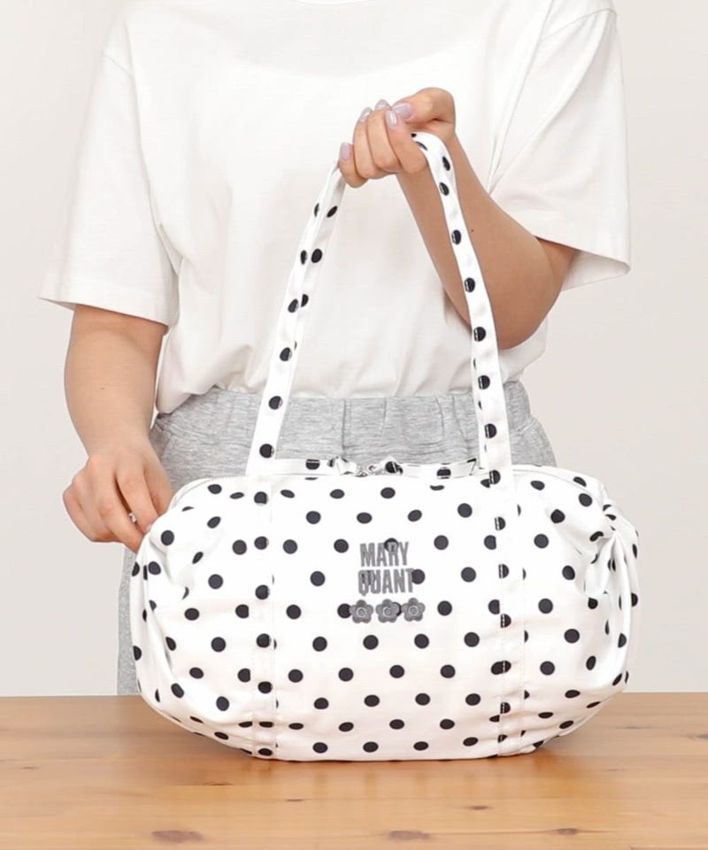 MARY QUANT/ロゴ刺繍 ギャザー ボストンバッグ 限定展開｜Daytona Park