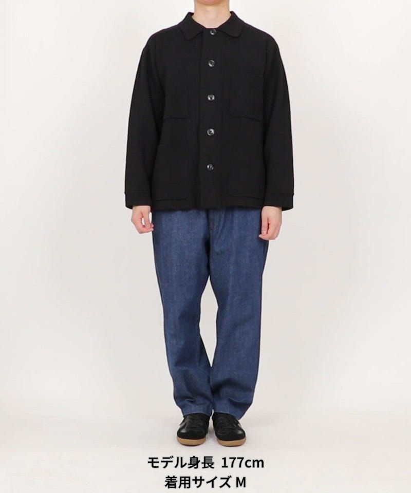 FREAK'S STORE/ウォッシャブル スウェットライク ニット カバーオール