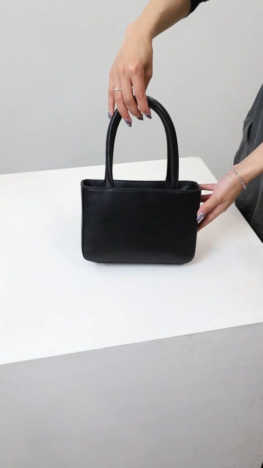 Firsthand/Leather Ribbon Handbag / レザーリボンハンドバッグ / 防水