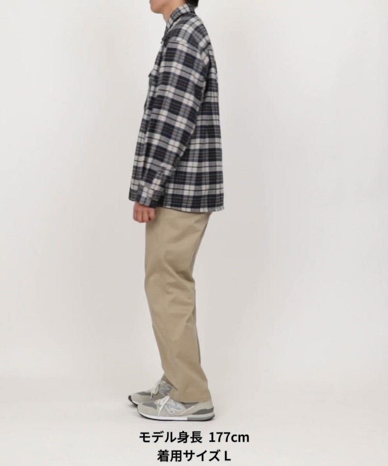 Foxfire/別注 フィッシングポケット ロングスリーブ ネルチェック