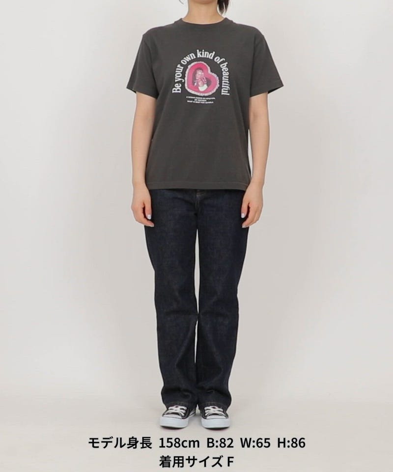 Firsthand/マリリンモンロー ショートスリーブ ハート フォト Tシャツ