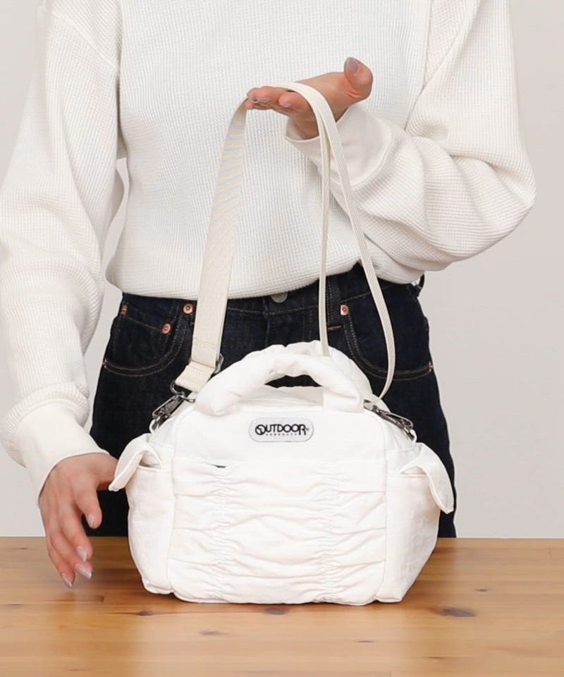 OUTDOOR PRODUCTS/＜別注カラーあり＞ シャーリング ショルダーバッグ