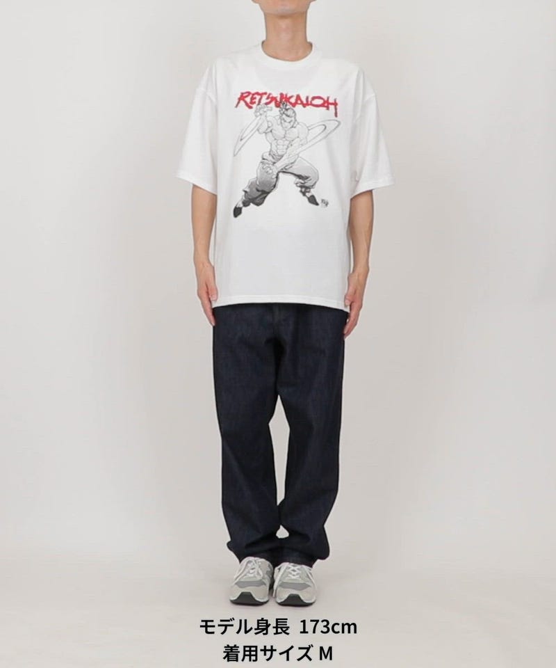 FREAK'S STORE/刃牙 「拳勇/烈海王」 プリント クルーネック Tシャツ