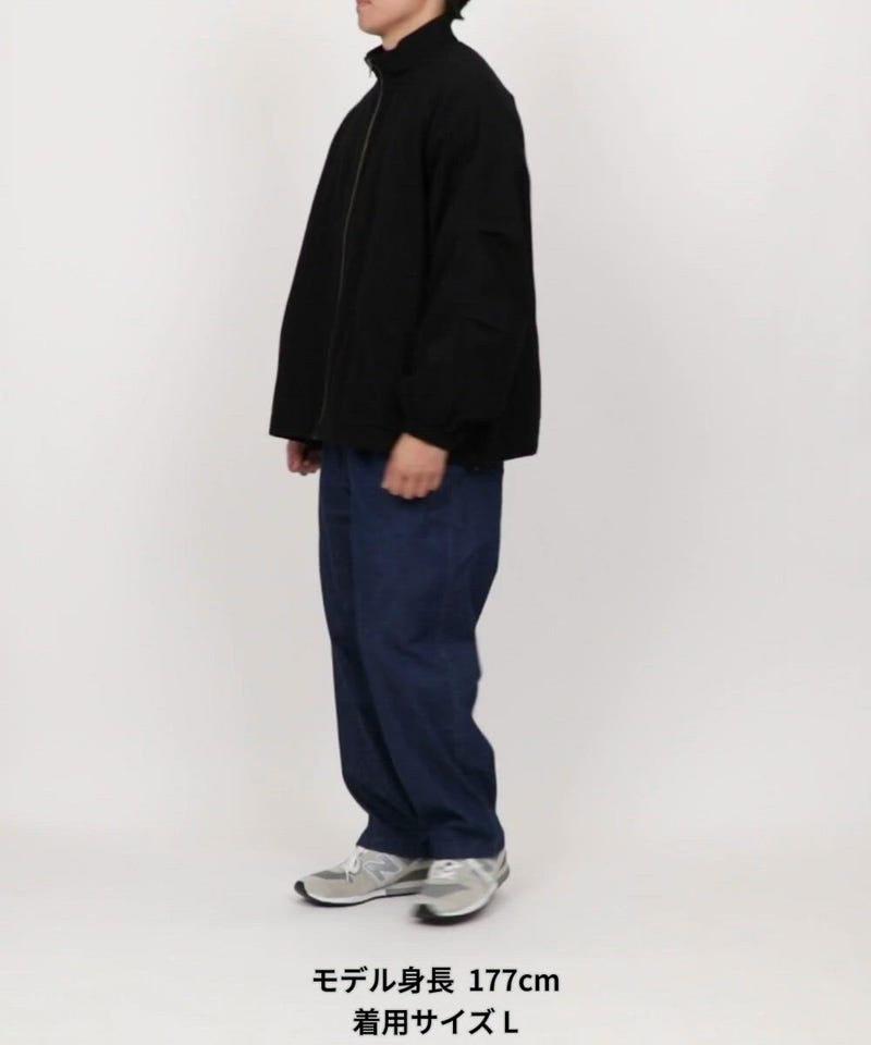 FREAK'S STORE/ビッグシルエット スタンドカラー ダック ブルゾン