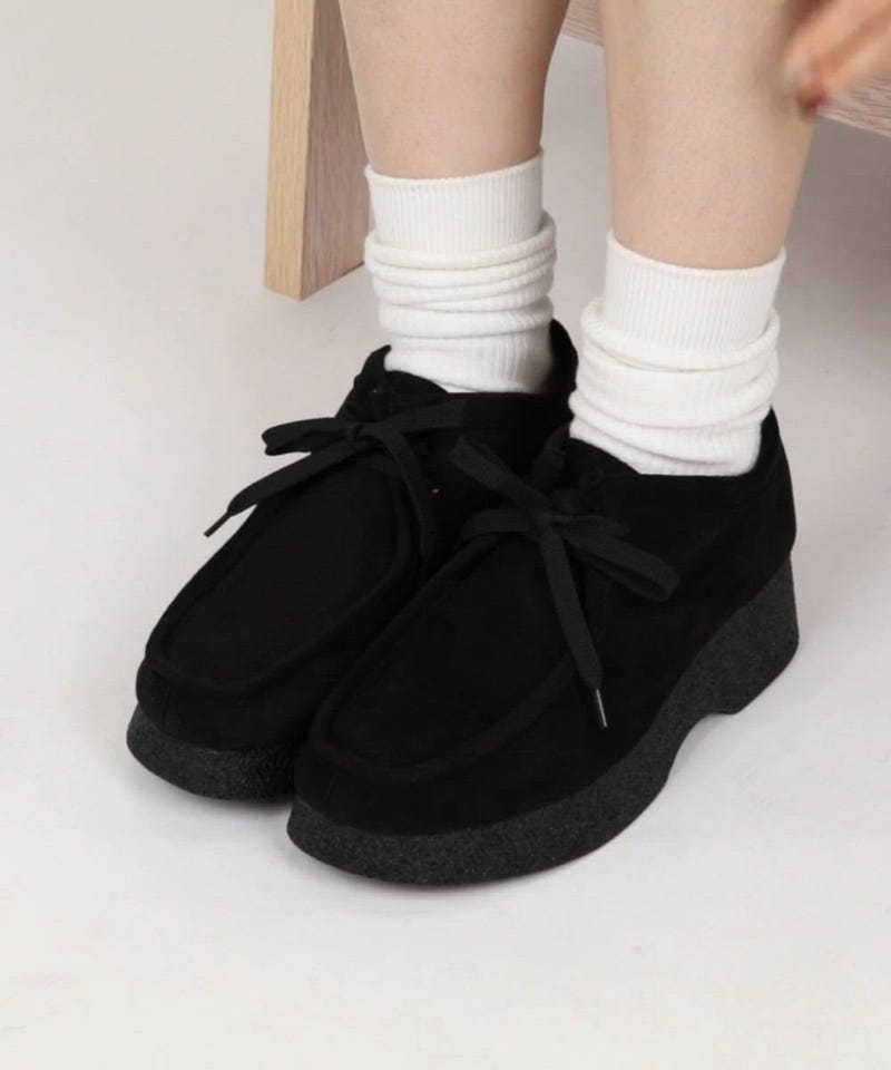 FREAK'S STORE/厚底 スウェード モカシン[36～38サイズ展開]【限定展開