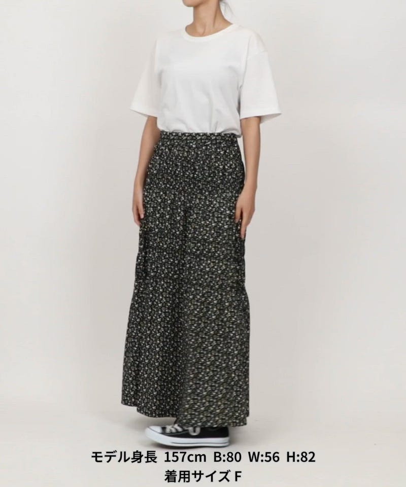 FREAK'S STORE/花柄 シャーリングギャザースカート｜Daytona Park