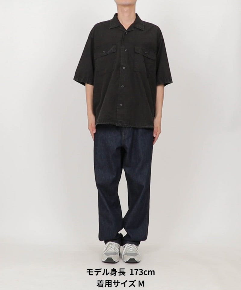 NAUTICA/ワイドシルエット オーバーダイ S/S ワークシャツ｜Daytona