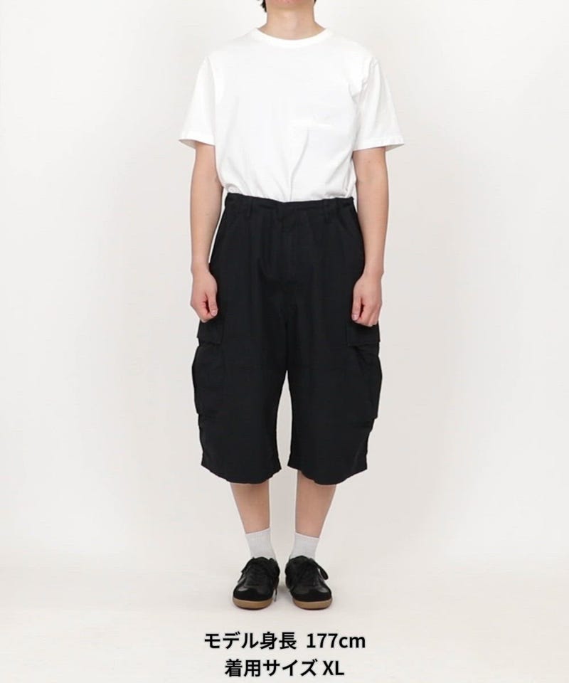 NAUTICA/カーブシルエット リップストップ カモフラージュ柄 カーゴ