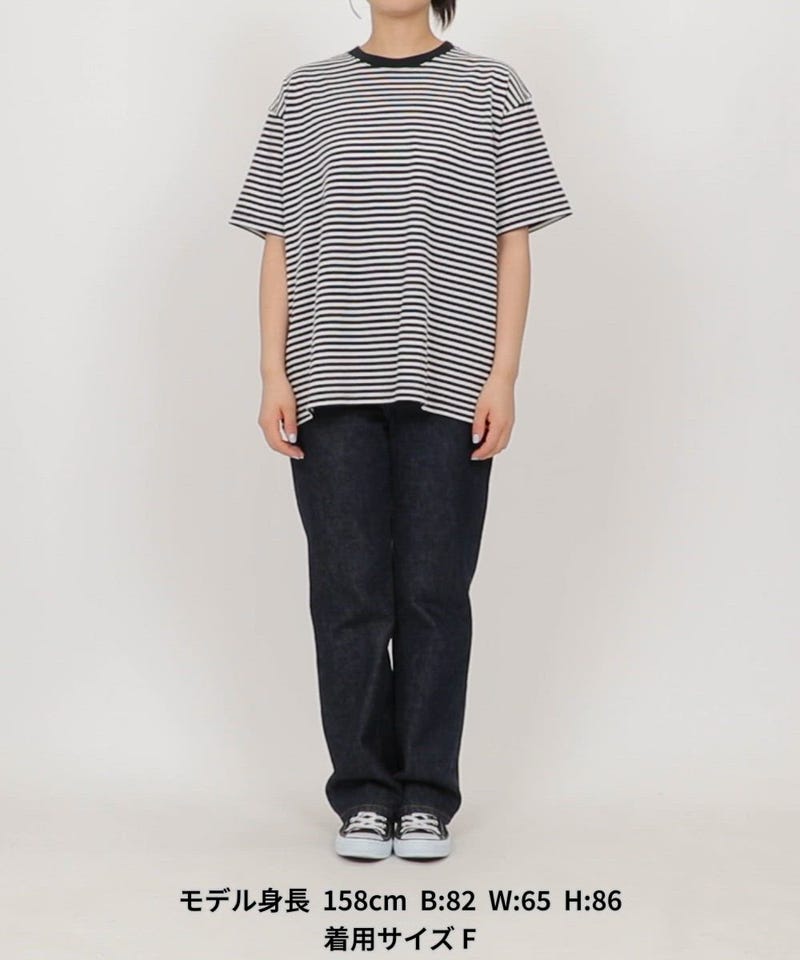 23213✨ブリーフィング 半袖 ボーダー ロゴ Tシャツ カットソー S FREAK'S STORE/ビッグシルエット 半袖 ボーダー Tシャツ【限定展開
