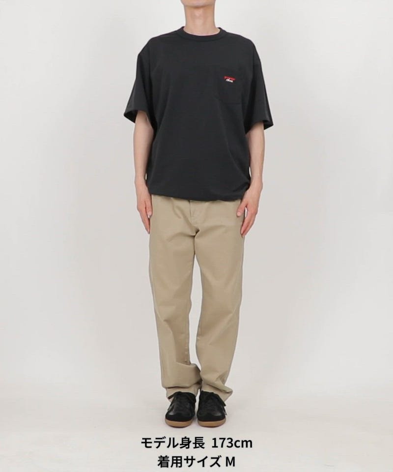 NANGA/別注 neo-PRO スピンドル ワンポイントロゴ ポケットTシャツ
