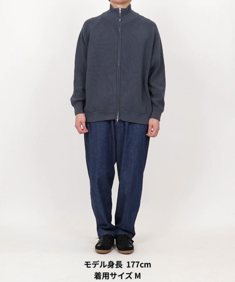 FREAK'S STORE/リラックスフィット 片畦編み ドライバーズニット