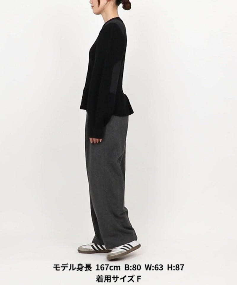 naomiko ブラック ディニテ変形ニット NONCODE] ONBIA Damage Knitwear - NONCODE | 60% - Asian Fashion