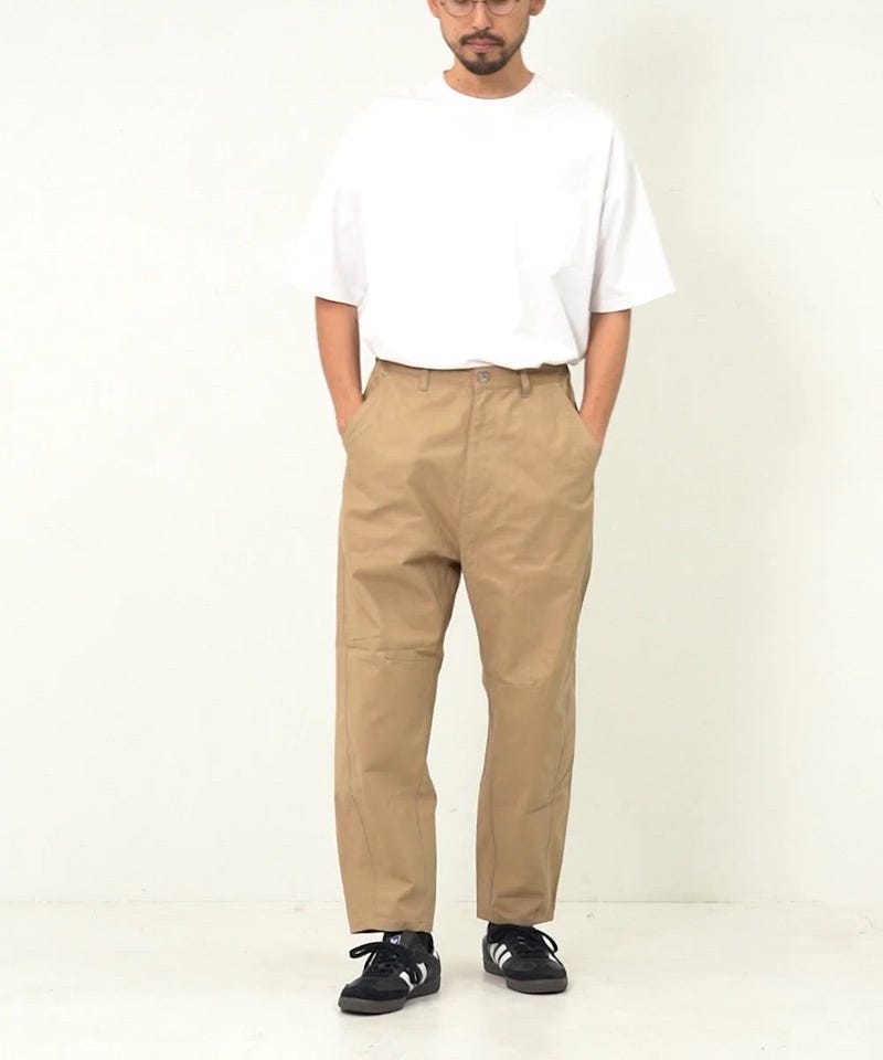 FREAK'S STORE/ワイドシルエット カーブパンツ テーパードシルエット