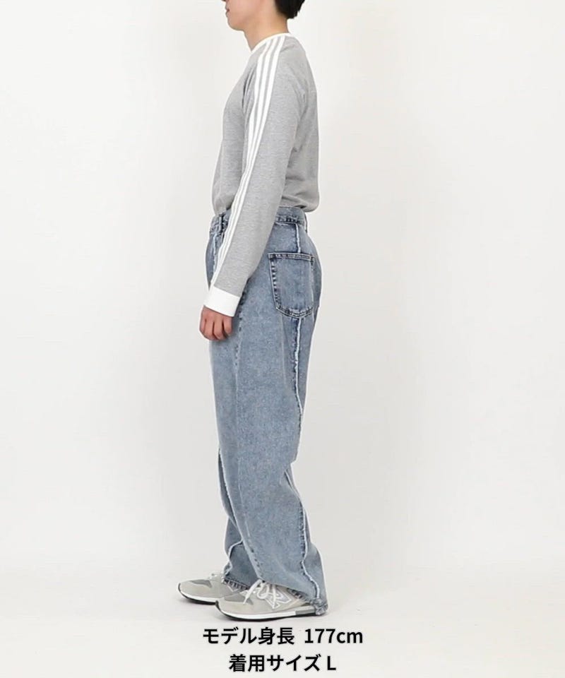 MR HEARTS/MR HEARTS ミスターハーツ VINTAGE WASH WIDE SILHOUETTE