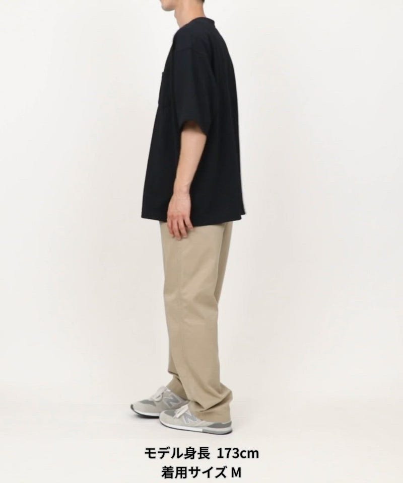 FREAK'S STORE/AIRDRY 高機能素材 カノコ編み クルーネック ポケットT