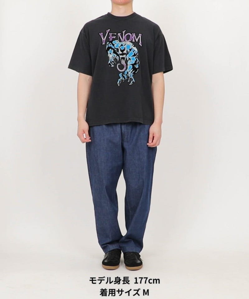 FREAK'S STORE/MARVEL/マーベル ヴェノム クルーネックTシャツ / 静電