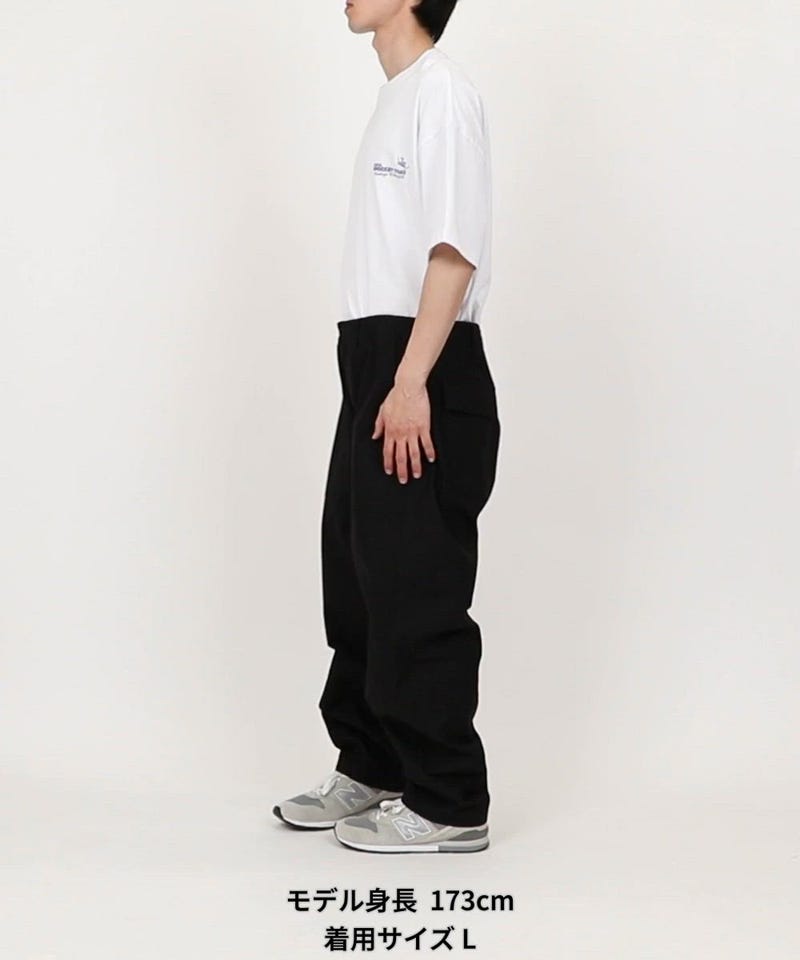 FREAK'S STORE/ワイドシルエット ミリタリー ファティーグ カーブ