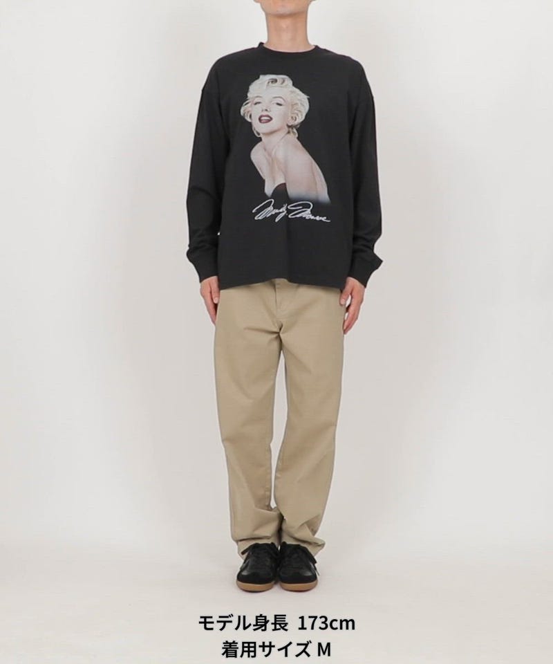 FREAK'S STORE/別注 マリリン・モンロー L/Sカットソー “Red Sitting