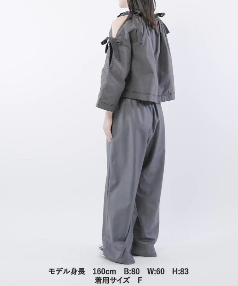 FREAK'S STORE/ピグメント 肩開き リボン トップス/ブラウス｜Daytona