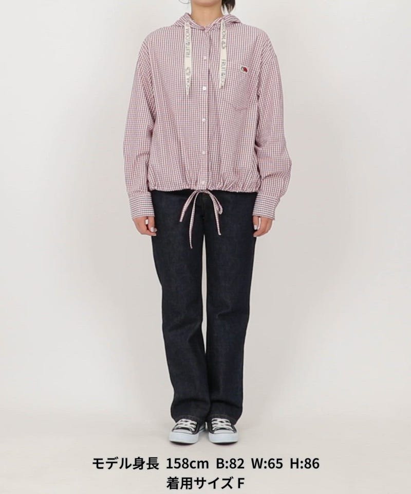 FRUIT OF THE LOOM/別注 マルチカラーフード付き ショートシャツ