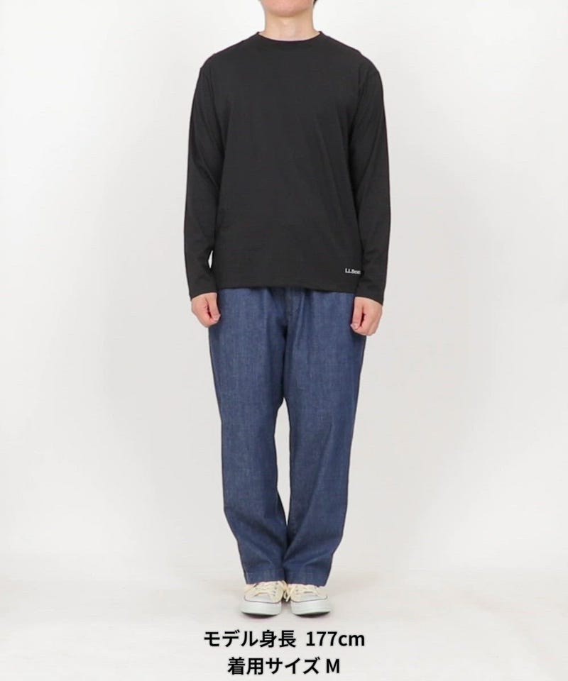L.L.Bean/【EXCLUSIVE】別注 2P クルーネック ロングスリーブ Tee