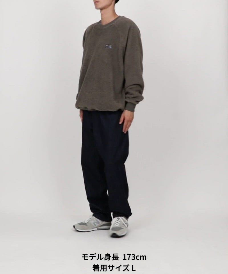 FREAK'S STORE/リラックスフィット ラグランスリーブ シャギーフリース
