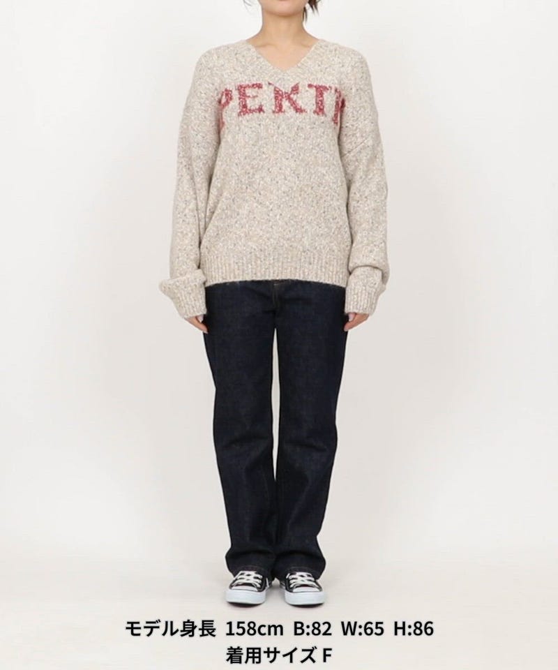 FREAK'S STORE/メランジ Vネックロゴニット【限定展開】｜Daytona Park