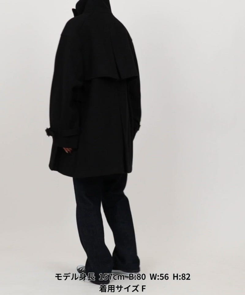 FREAK'S STORE/ウーリー ハイネック テントラインミドルコート