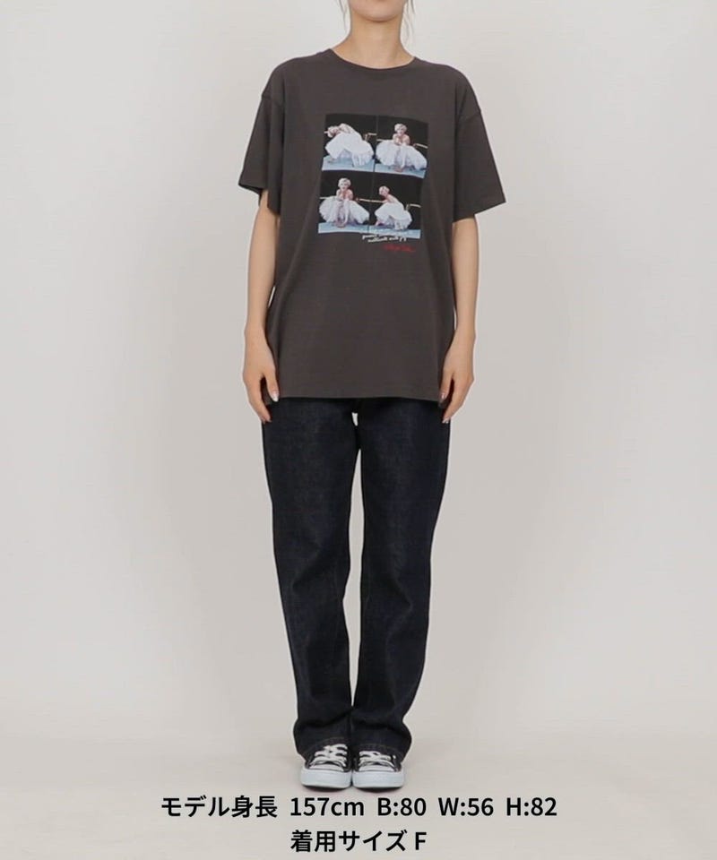 FREAK'S STORE/マリリン・モンロー BURST SHOT プリントTシャツ