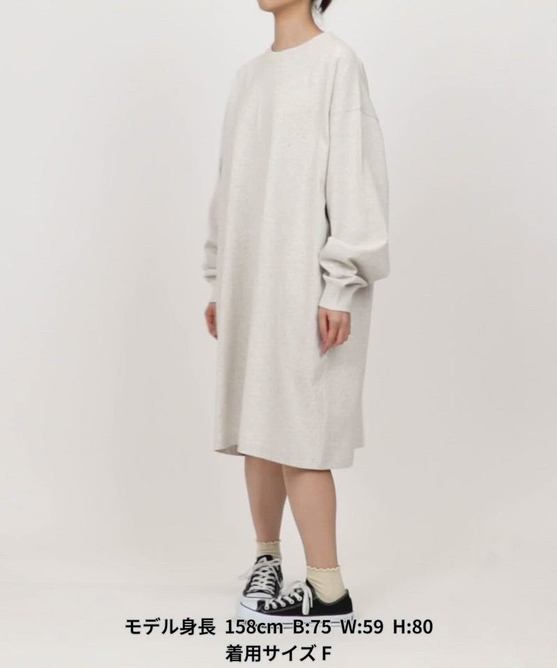 FREAK'S STORE/ビッグシルエット ロング スリーブ Tシャツ ミニ