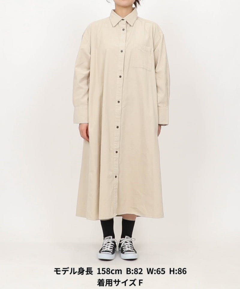 FREAK'S STORE/コーデュロイ シャツワンピース｜Daytona Park(FREAK'S