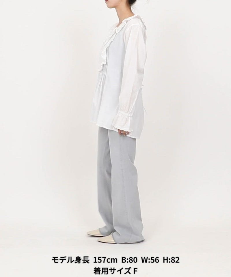 FREAK'S STORE/フリル襟 ピンタックブラウス｜Daytona Park(FREAK'S