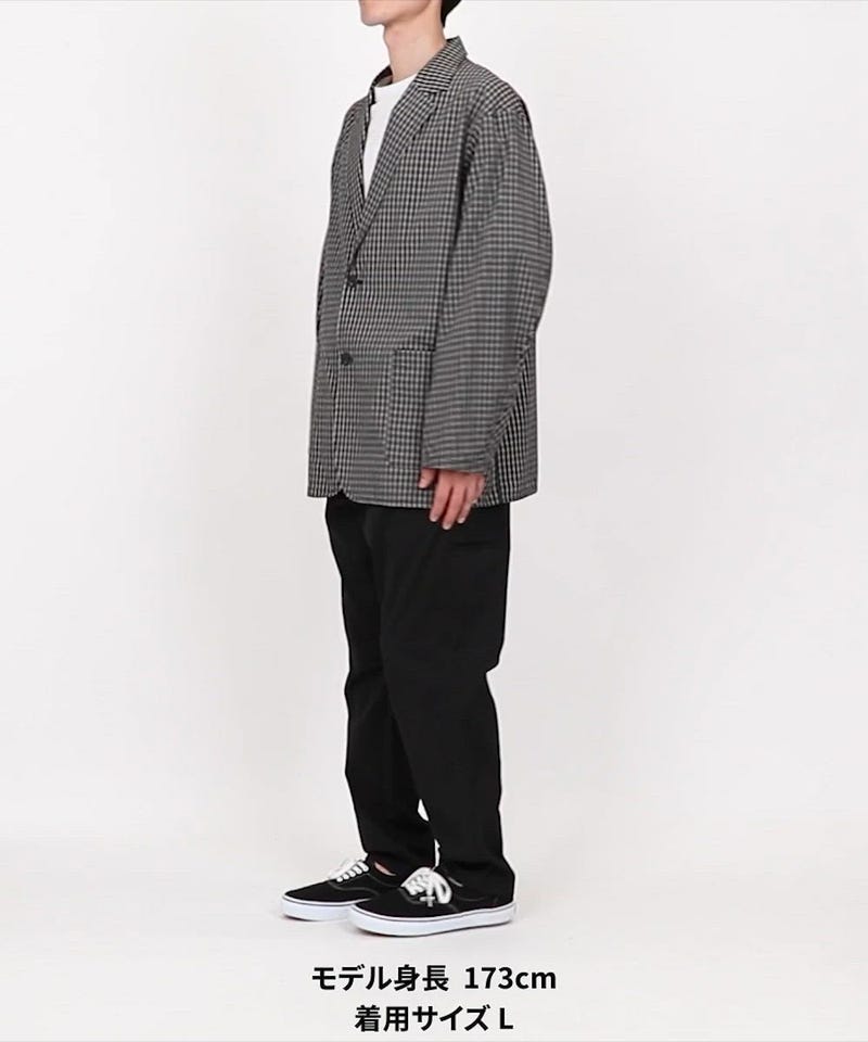 FREAK'S STORE/リラックスフィット チェック柄 テーラードジャケット