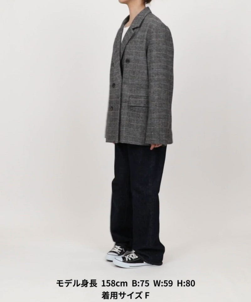 FREAK'S STORE/ヘリンボーン チェック ジャケット(セットアップ対応