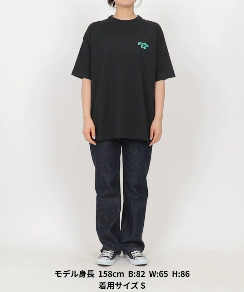 PUBLUX/＜機能性素材＞STRATEGY キャット プリント Tシャツ 限定展開