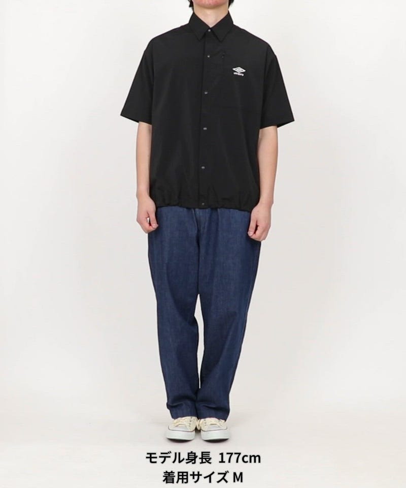 UMBRO/＜機能性素材＞別注 ワンポイントロゴレギュラーカラーハーフ