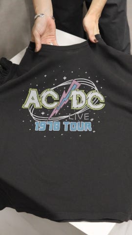 FREAK'S STORE/ACDC ロゴ フリル ロンT｜Daytona Park(FREAK'S STORE